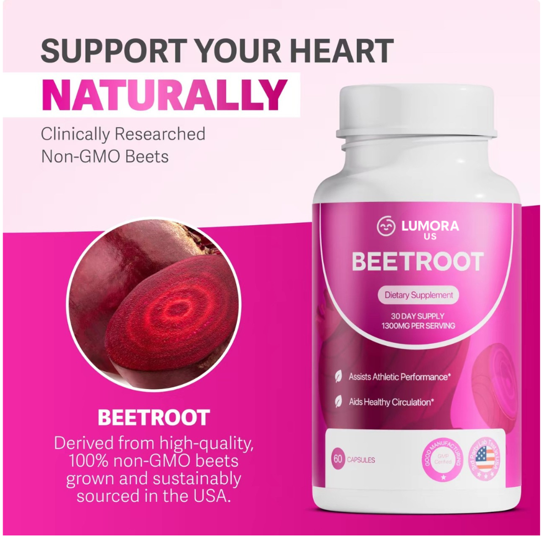 Lumora™ Organic Beet Root Capsules